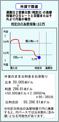 外貨で償還