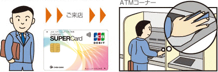 「IC・生体対応ATM」でのご利用の場合