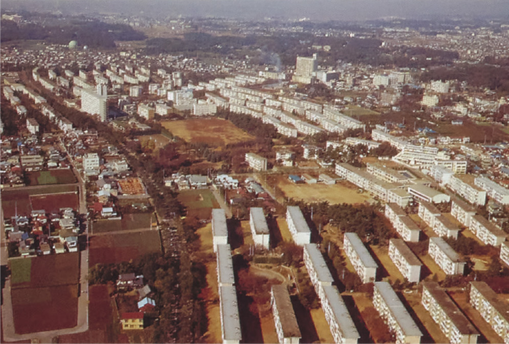 松戸市の常盤平団地（1973年）