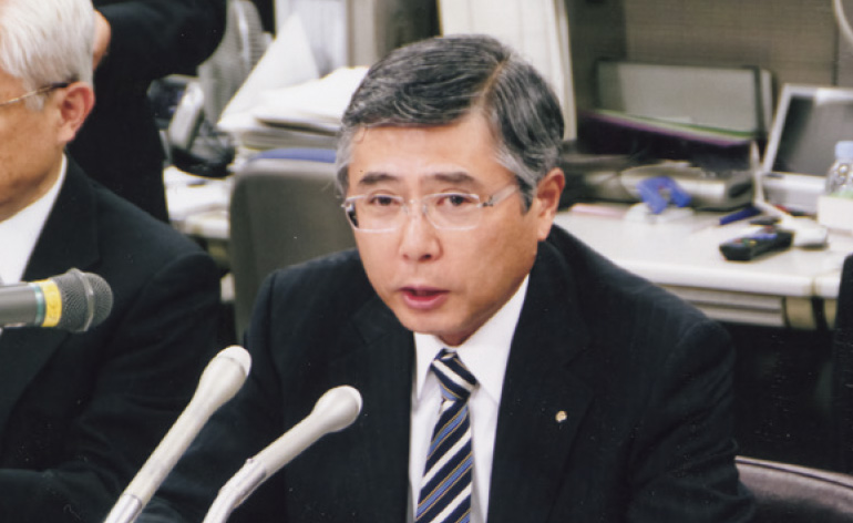 地銀協会長としての定例会見(2012年6月)