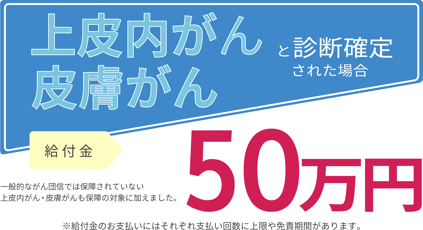 上皮内がん・皮膚がんと診断確定された場合