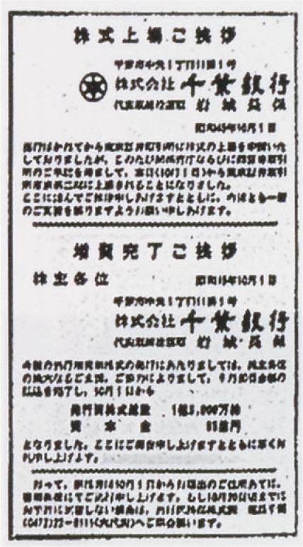 上場公告
