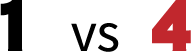 1vs4