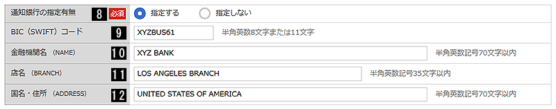 通知銀行（ADVISING BANK）