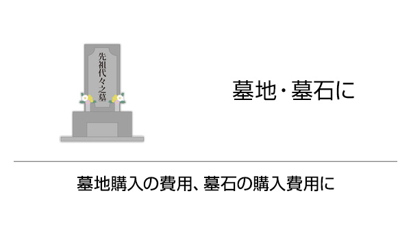 墓地・墓石に 墓地購入の費用、墓石の購入費用に