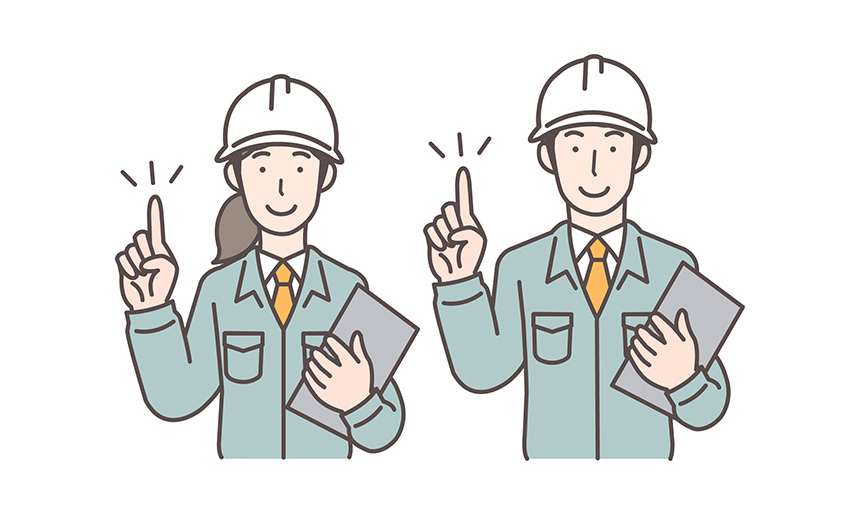 作業員2人