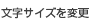 文字サイズを変更